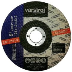 Vágókorong fémre 125x2,2x22,2 25/dob -INOX 14264