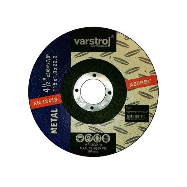 Vágókorong fémre 115x1,0x22,2 14257 25/dob