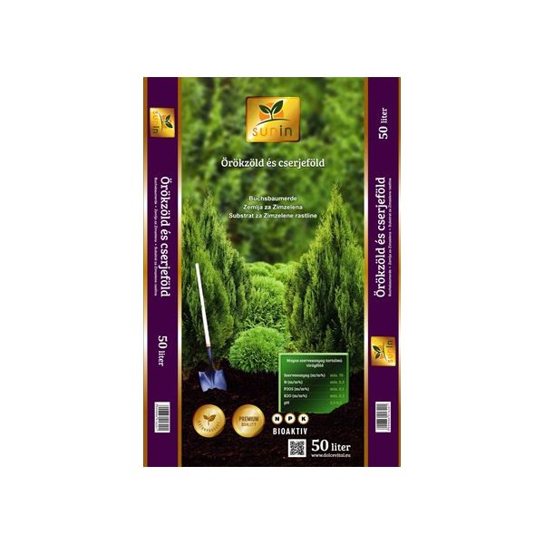 Virágföld SUNIN örökzöld/cserje 50 L