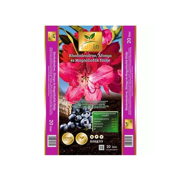 Virágföld SUNIN áfonya/magnólia 50 L