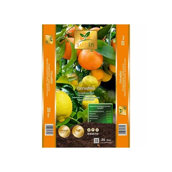 Virágföld SUNIN citrusföld 20 L