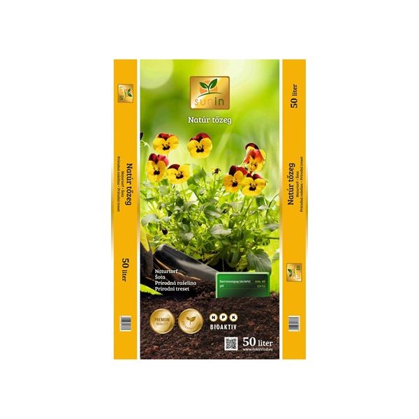 Virágföld SUNIN natúr tőzeg 50 L