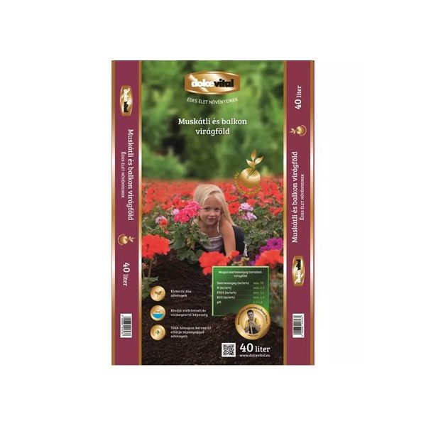 Virágföld DOLCE VITAL musk./balk. 40 L