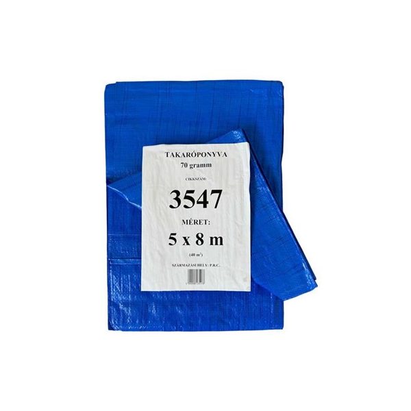 Takaróponyva 5 x 8 m - 70 gramm/nm