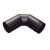 Füstcső 1mm könyök 90° átm.: 105mm