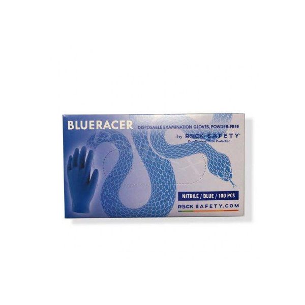 Kesztyű nitril kék XL 10-es