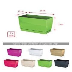 Balkonláda DUPP240 sötétzöld