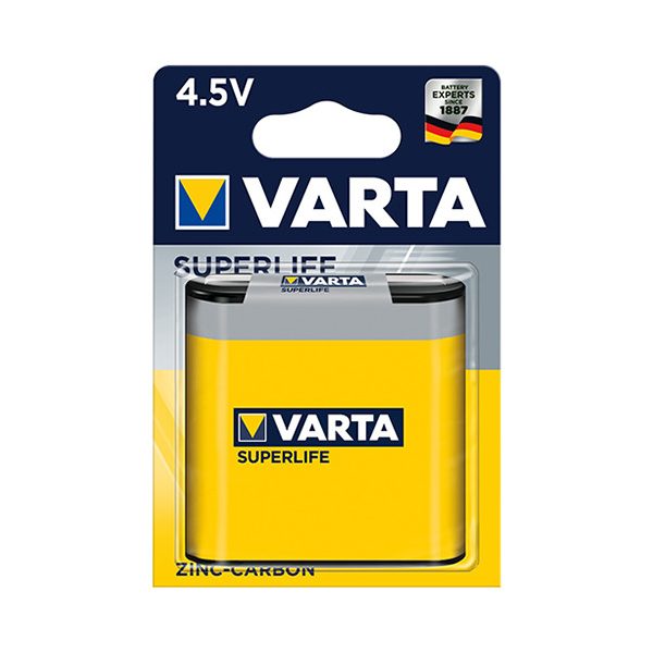 VARTA féltartós elem - lapos 2012-1 db
