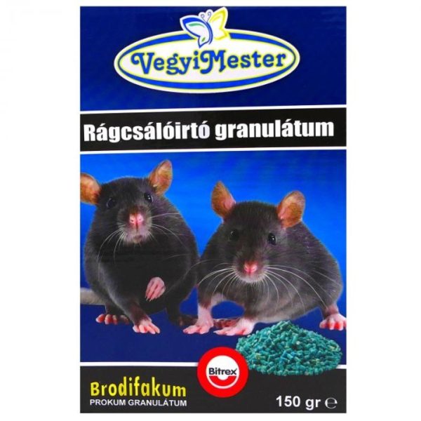 PROKUM rágcsálóírtó GRANULÁTUM 150 g (3x50g) (12 db/gyűjtő)