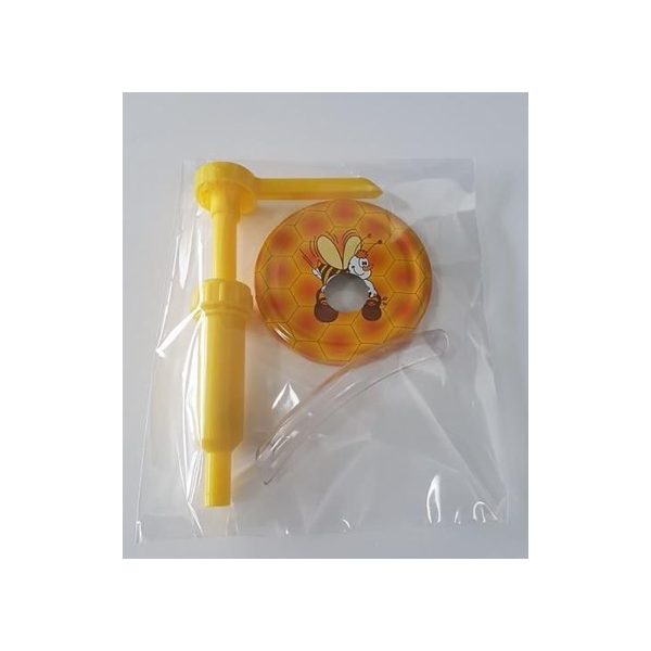 Mézpumpa szett fém méhecskés