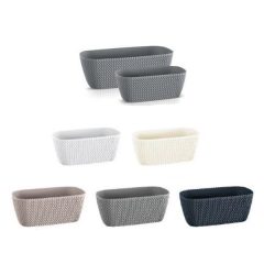   Balkonláda fonott, DSPC300, 30 cm, ANTRACIT (5 db/csomag) - ár/db