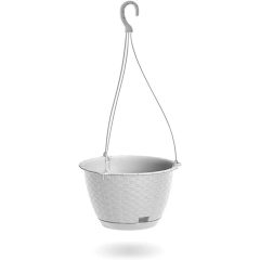   Kaspó akasztós, fonott DSPW270 FEHÉR (5 db/csomag) - ár/db