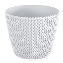 Kaspó fonott DSP190 FEHÉR (5 db/csomag) - ár/db