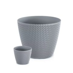 Kaspó fonott DSP220 SZÜRKE (5 db/csomag) - ár/db