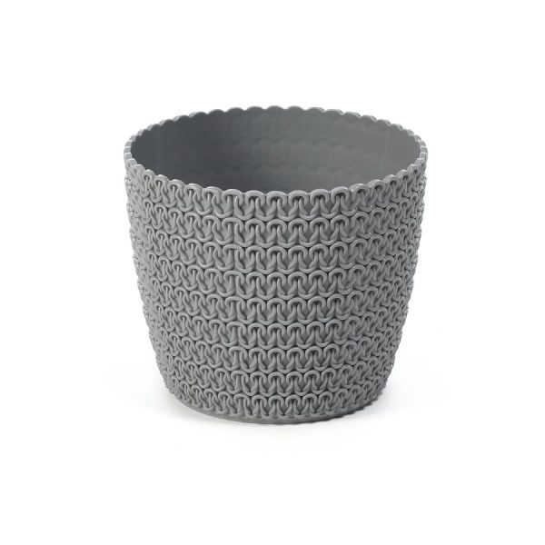 Kaspó fonott DSP260 SZÜRKE (5 db/csomag) - ár/db