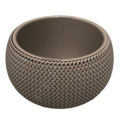 Virágtál, betét+akasztó, 29 cm DKSP290WS FONOTT MOKKA