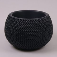 Virágtál, betét+akasztó, 37 cm DKSP370WS FONOTT ANTRACIT