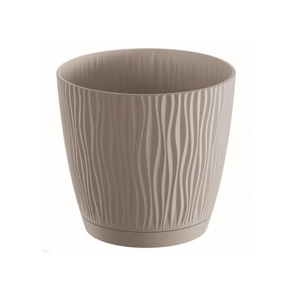 Kaspó hullámos, ALÁTÉTTEL DSY130P MOKKA (10 db/csomag) - ár/db