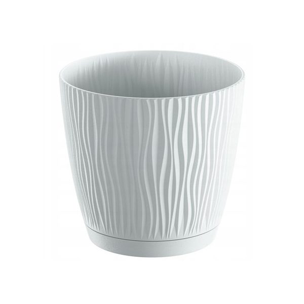 Kaspó hullámos, ALÁTÉTTEL DSY150P FEHÉR (5 db/csomag) - ár/db