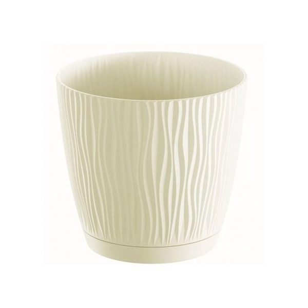 Kaspó hullámos, ALÁTÉTTEL DSY170P KRÉM (5 db/csomag) - ár/db