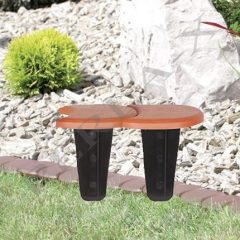 Ágyásszegély lapos IPAK2 3,8 m TERRACOTTA