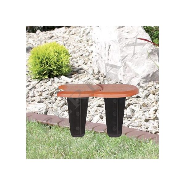 Ágyásszegély lapos IPAK2 3,8 m TERRACOTTA