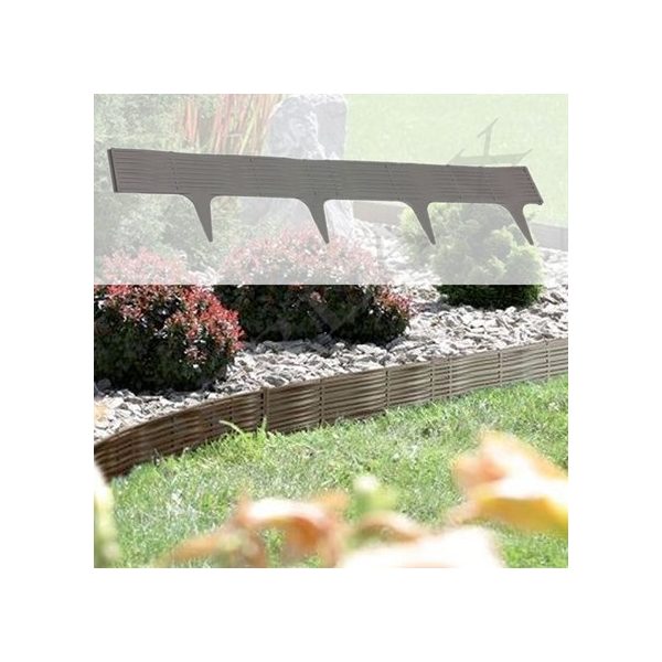 Ágyásszegély FONOTT, 19 cm x 3,9 m IBWI SZÜRKE