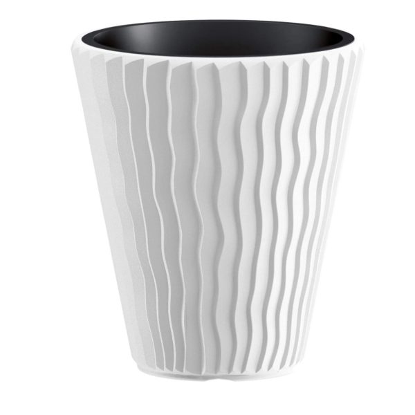 Virágváza alacsony, henger 30 x 33 cm DBSP300 FEHÉR