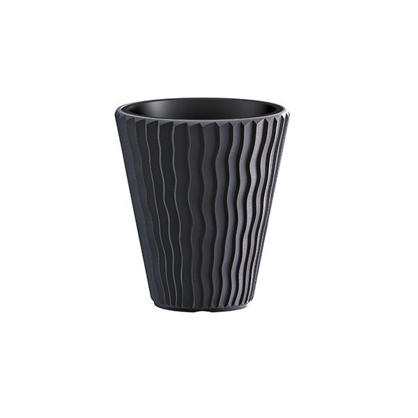 Virágváza alacsony, henger 30 x 33 cm DBSP300 ANTRACIT