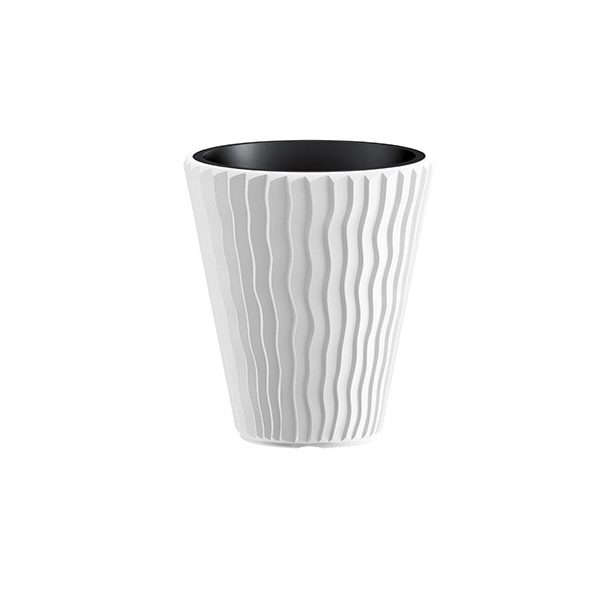 Virágváza alacsony, henger 40 x 44 cm DBSP400 FEHÉR