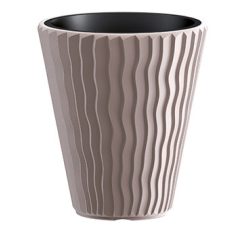 Virágváza alacsony, henger 40 x 44 cm DBSP400 MOKKA