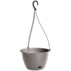 Kaspó akasztós RATTAN DRLW215 MOKKA