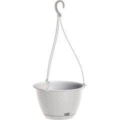 Kaspó akasztós RATTAN DRLW240 FEHÉR
