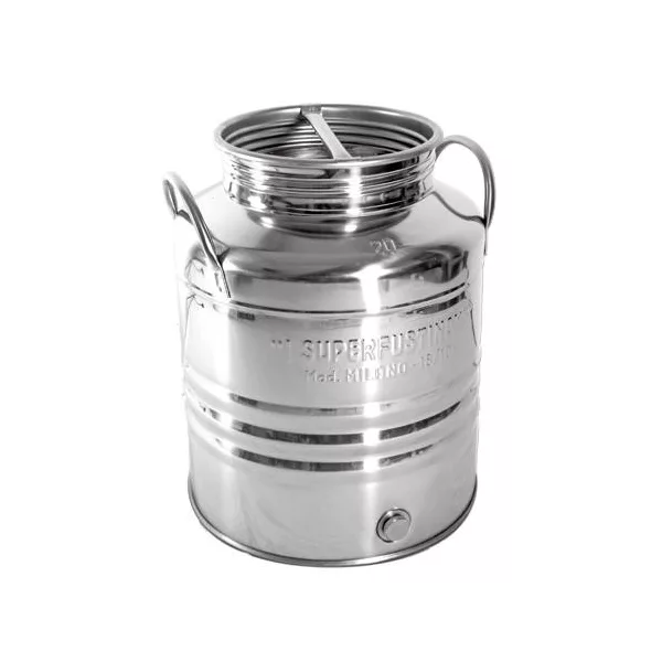 Inox füles kanna csappal 20L (10409)