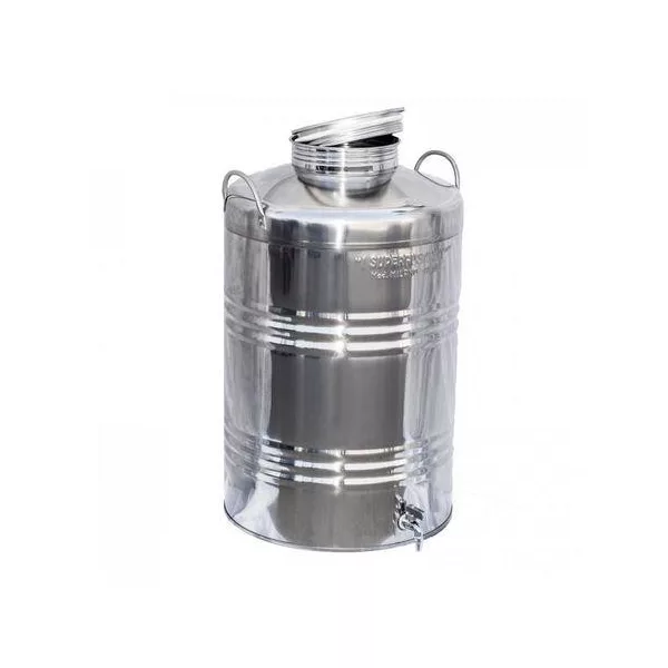 Inox füles kanna csappal 100L (10410)