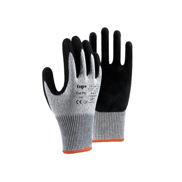 Kesztyű vágásálló Pu mártással TOP CUT 9-es