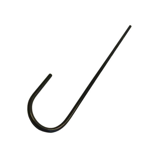 Leszúrótüske "J" alakú 15cm fém 100db/cs - ár/csomag