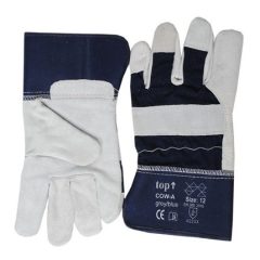 Kesztyű TOP COW marhabőrből tenyerén dupla réteg 10-es