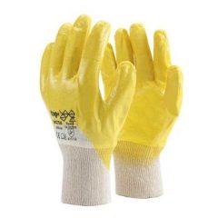 Kesztyű nitrill mártott TOP N-34Y  9-es