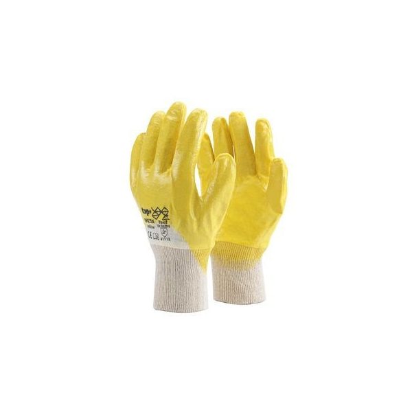 Kesztyű nitril mártott TOP N-34Y 10-es