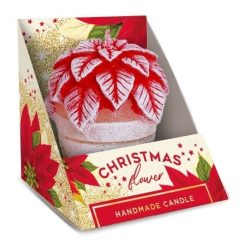 Gyertya GY3 - Christmas Flowers 70mm sb492