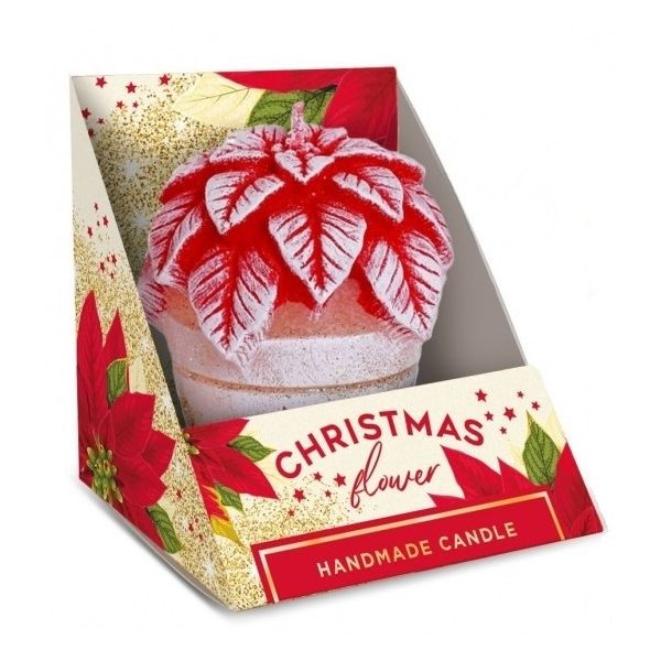 Gyertya GY3 - Christmas Flowers 70mm sb492