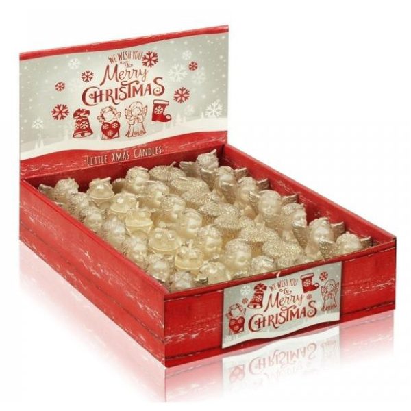 Gyertya Gy11 - XMAS figura 50mm arany