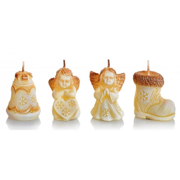 Gyertya Gy11 - XMAS figura 50mm arany