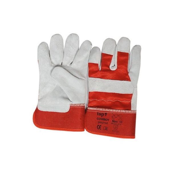 Kesztyű COWBOY 10-es marhabőr kesztyű, pamut kézhát
