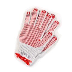 Kesztyű kötött pöttyös piros/ fehér 8-as TOP COPE4
