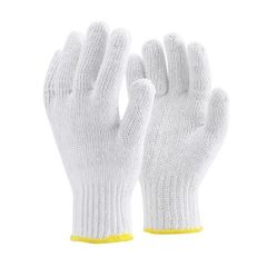 Kesztyű vékony kötött fehér 10-es TOP COPE2