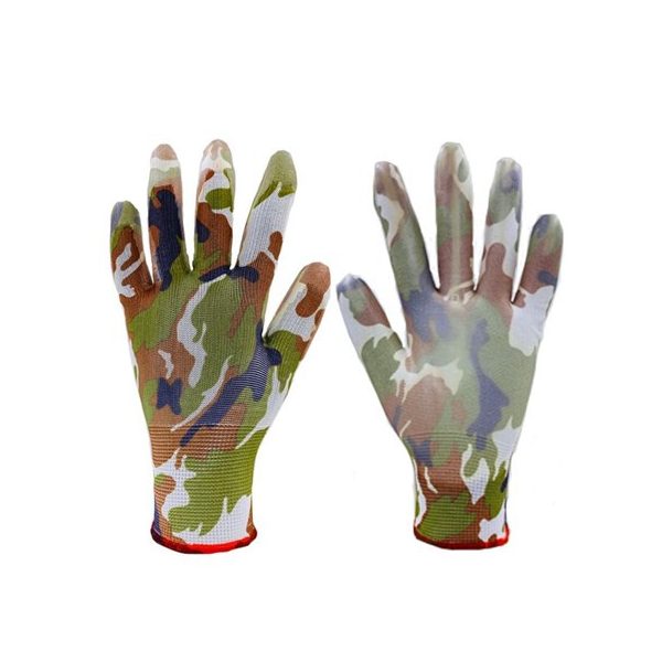 Kesztyű kertész mintás 9-es TOP PU TERRAIN