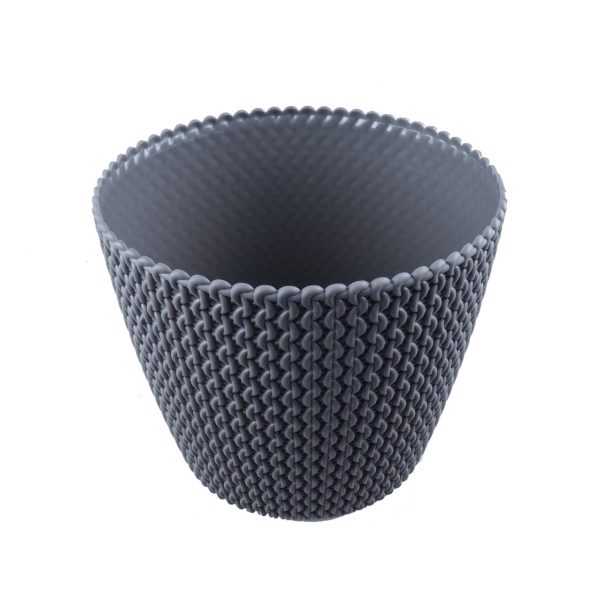 Kaspó fonott DSP400 SZÜRKE (5 db/csomag) - ár/db