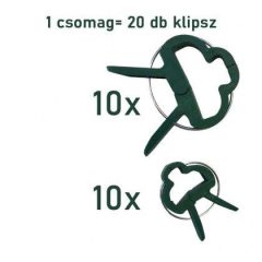   Növényrögzítő klipsz 10 nagy és 10 kicsi (20 db/csomag)